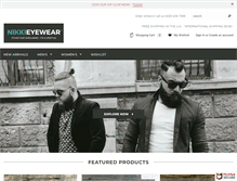 Tablet Screenshot of nikkieyewear.com